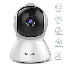 SriHome-cámara IP inalámbrica para interiores, videocámara de seguridad con seguimiento automático de IA, 1080P, visión nocturna IR, seguimiento de movimiento inteligente, monitor de bebé 2024 - compra barato