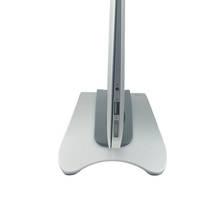 Алюминиевая противоскользящая вертикальная подставка для ноутбука Настольный держатель для Ipad MacBook Pro Air retina с 3 шт силикагелевой накладкой 2024 - купить недорого