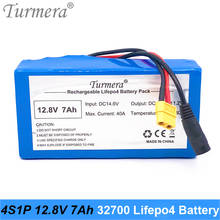 Turmera 12.8V 7Ah 4S1P 32700 Lifepo4 Battery with 4S 40A BMS Balanced for Electric Boat and Car Uninterrupted Power Supply 12V 2024 - buy cheap