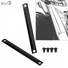 Motorcycle Black CNC Aluminum Fork Panel Accent Strips For Harley FatBoy Heritage Softail Slim FLS Springer Classic FLSTC FLSTFB 2024 - buy cheap