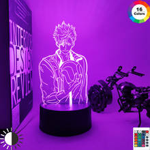 3D светодиодный ночник в стиле аниме s Haikyuu TETSURo KUROO, новинка, светильник вверх, Haikyuu светильник, настольная лампа для подарка, Прямая поставка 2024 - купить недорого