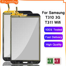 Sensível ao toque para tablet, peça de reposição 100% testada para samsung galaxy tab 3 8.0 t310 t311 2024 - compre barato