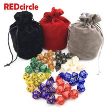 Bulk Price 56pcs/bag DnD Dice Set of D4 D6 D8 D10 D10% D12 D20 RPG Dice,with A Bag for Board Game Dnd Rpg,As Gift Toy 2024 - buy cheap