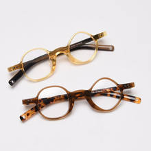 Mulheres de luxo vintage acetato óculos ópticos quadro feminino masculino prescrição óculos senhoras óculos retro 2024 - compre barato