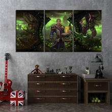 3pcs World of Warcraft Illidan Stormrage Horns Magic Games Poster Canvas Wall Art Paintings for Bedroom Wall Decor 2024 - buy cheap