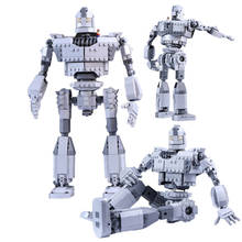 MOC Iron Robot Movie Giant Action Figures Building Blocks DIY Assembly Construction Bricks Toys For Kids Xmas Birthday Gifts 2024 - buy cheap