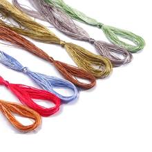 New Arrival 20Meters Multicolors Cross Stitch Threads Silk Line Sewing Skeins Embroidery Thread Floss Skein DIY Sewing Tools 2024 - buy cheap
