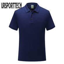 URSPORTTECH Mens Polo Shirt Brands Summer Cotton Solid Color Short Sleeve T Man Polo Shirts Breathable Polo Shirts For Men 4XL 2024 - buy cheap