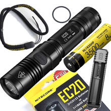 NITECORE EC20 флэш-светильник CREE XM-L2 T6 светодиодный максимум 960 люмен дальность луча 222 метра наружный портативный фонарь спасательный EDC светильник 2024 - купить недорого