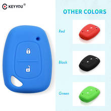 KEYYOU Silicone Car Key Cover Case 2 Buttons For For Renault Traffic Kangoo For Vauxhall Opel Vivaro For Nissan Primastar 2024 - buy cheap