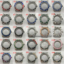 Silver Watch Case 40mm Sapphire Glass Watch Case Fit For NH35 NH36,MIYOTA 8205/8215/821A,DG2813 3804,ETA 2836 Movement 2024 - buy cheap