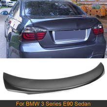 Black FRP Car Rear Trunk Boot Lid Wing Spoiler for BMW 3 Series E90 Sedan 4 Door 2005-2008 M3 320i 323i 325i 330i 335i Spoiler 2024 - buy cheap