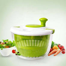 Large Manual Salad And Vegetable Washer Spinner Dryer Household Fruit Vegetable Dehydrator 2024 - buy cheap