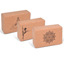 Soft Nature Wood Yoga Brick Cork Yoga Block Body shaping Gym and home work out Eco Friendly 2024 - buy cheap