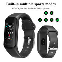 KS101 Smart Bracelet IP68 Waterproof Temperature Measurement Fitness Tracker Blood Pressure Heart Rate Monitor intelligent Watch 2024 - buy cheap