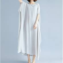 Dresses Summer 2020 Oversized Dress Cotton Linen Chinese Robe Oriental Meditation Robe Vintage Femme Dai Vietnam Dress 10162 2024 - buy cheap