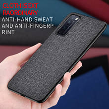 Phone Cover For Huawei Nova 5T 6 SE 2 Lite 3 3i 3e 4 4e 5 5i 7i 7 Pro SE Case Luxury Fabric Matte Soft Silicone Hard Back Cases 2024 - buy cheap