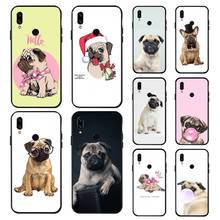 Carlino Pug Dog Puppy Phone Case For Xiaomi Redmi note 8 9 pro 7 8T 9A 9S K20 2024 - buy cheap