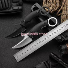 Herramienta de supervivencia Bas15 PLMAKO garra Karambit D2 hoja G10 mango táctico de rescate cuchillo de bolsillo fijo caza pesca EDC cuchillos 2024 - compra barato