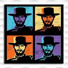 Modern Clint Eastwood Wall Art Canvas Painting Picture Poster and Print Gallery Home Decor 2024 - buy cheap