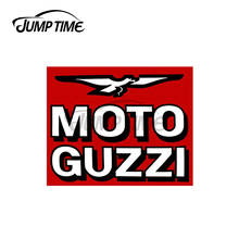 Jump Time 13 x 7.9cm For MOTO GUZZI Car Stickers Waterproof Personality Bumper Trunk VAN SUV Motorcycle Decal Decoration 2024 - buy cheap