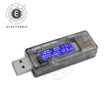 Pantalla Digital LCD USB, probador de capacidad de voltaje de corriente, voltímetro, cargador amperímetro, probador de capacidad de batería móvil 2024 - compra barato