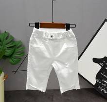 Pantalones cortos de verano para niños, ropa informal, color blanco, 2-7 años 2024 - compra barato