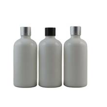 100ML 10pcs/lot Empty DIY Glass Cosmetic Toner Bottle,Elegant White Glass Emuslion Packing Bottle,Top Quality Cosmetic Container 2024 - buy cheap