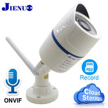 JIENUO IP Camera Wireless Cloud Storage Audio Cctv Security Outdoor Waterproof SD Card Slot Surveillance White HD Home Cam Wifi 2024 - buy cheap