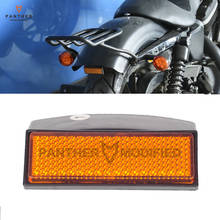 Para-lama laranja para motocicleta refletor traseiro para harley davidson modelos xl 883 1200 2024 - compre barato