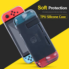 Dockable Case for Nintend Switch Soft TPU Grip Shock-Absorption and Anti-Scratch Protective Cover 2024 - buy cheap