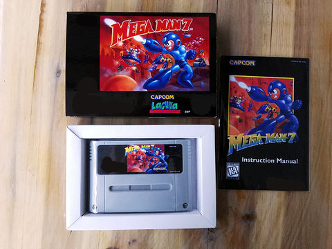 16-битные игры ** Mega Man 7 ( PAL версия! Коробка + инструкция + картридж!) 2022 - купить недорого