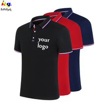 Men's shirt customization/design logo shirt Polo short sleeve men's and women's casual work team advertising cheap top 2024 - buy cheap