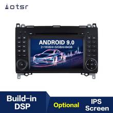 Android 9,0 gps навигация ips автомобильный dvd-плеер для Mercedes Benz A/B/Viano/Vito головное устройство мультимедийный плеер магнитофон авто 2024 - купить недорого