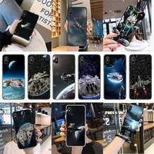 Star space ship Wars Phone Case for iPhone 11 12 pro MAX MINI XS 8 7 6 6S Plus X 5S SE 2020 XR 2024 - buy cheap