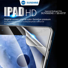 Sunshine SS-057P Tablet Hydrogel Front Film for iPad Intelligent Cutting Protective Adhesive/sheet for SS-890C with cutting code 2024 - buy cheap