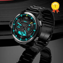Relógio inteligente masculino, mais novo smartwatch com pulseira de aço inoxidável, wi-fi, gps, frequência cardíaca, identificação facial, tela grande de 1.6 polegadas, 4g, android 2024 - compre barato