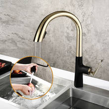 Kitchen Faucets Hot and Cold Pull Out Kitchen Faucet Kitchen Sink Faucets Mixer Tap Chrome/Black Gold 2024 - buy cheap