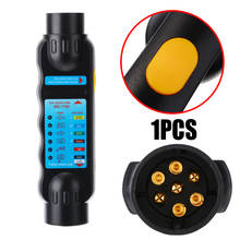 DC 12V Car Trailer Tester 7 Pin Towing Light Cable Circuit Plug Socket Electrics Diagnostic Tools 2024 - buy cheap