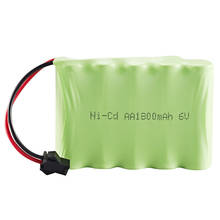 6v1000mah m-estilo de alta capacidad AA NI-CD batería recargable para juguetes eléctricos/coche RC/camión RC/barco RC 2024 - compra barato