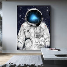 Modern Art space star Canvas Poster And Print astronauts cosmonauts Oil Painting Wall Art For Living Room no frame 2024 - купить недорого