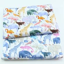 Bear Animals Cotton Twill Textile Fabric Bundle For Baby Child Patchwork Quilting Fat Quarters DIY Sewing Fabric 50*160 2024 - buy cheap