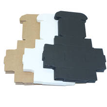 21 sizes Small Black Cardboard gift box,white Package paper carton box kraft paper handmade soap packaging craft box folding 2024 - buy cheap