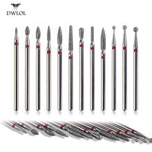 12 shapes Diamond Nail Drill Milling Nail Drill Bits Cuticle Cutter for Manicure Nail Files Electric Milling Burr Grinder TD1-12 2024 - купить недорого