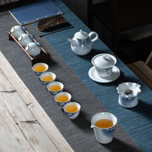 Conjunto de chá japonês casa minimalista tureen bule conjunto completo porcelana kung fu conjunto chá cerâmica conjunto conjunto de chá gaiwan chá viagem conjuntos de chá 2024 - compre barato