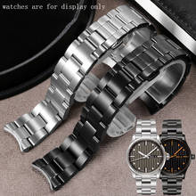 Pulseira de aço inoxidável 22mm preto prata pulseira arc interface substituição cinto metal para m005 acessórios relógio 2024 - compre barato