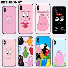 Cute cartoon Barbapapa Phone Case for iPhone 11 12 mini pro XS MAX 8 7 6 6S Plus X 5S SE 2020 XR 2024 - buy cheap