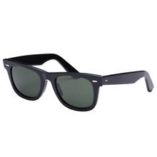 Gafas de sol cuadradas de alta calidad con diseño de tachuelas para hombre y mujer, lentes de cristal de lujo con protección UV400 2024 - compra barato