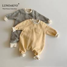 Lunapollo-ropa de otoño para bebé, monos a rayas para niño y niña, Mono de estilo Simple para bebé, Mono para niño 2024 - compra barato