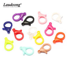 25/35MM Multicolors Mix Plastic Snap Lobster Clasp Hooks DIY Jewelry Making Findings For Keychain Toys Bags Accessories Supplies 2024 - buy cheap